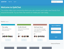 Tablet Screenshot of epikchat.com